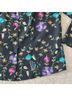 DressBarn 100% Silk Print Black Jacket Size 1X - photo 5