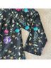 DressBarn 100% Silk Print Black Jacket Size 1X - photo 4
