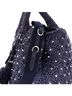 Prada 100% Raffia Blue Canapa Tote Raffia Crochet Small One size - photo 6