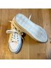 Vince Camuto 100% Leather White Sneakers Size 8 1/2 - photo 5