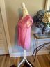 Joie 100% Polyester Floral Pink White Sleeveless Blouse Size XS - photo 5