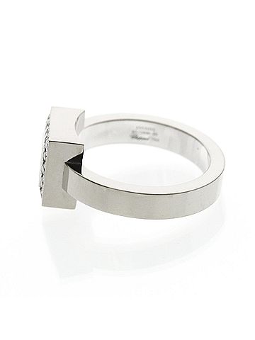 Chopard Chopard Happy Diamonds Ring 82/2896 White Gold (18K) Fashion Diamond Band Ring Silver (view 2)