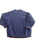 Wynken 100% Cotton Stripes Blue Burgundy Pullover Sweater Size 6 - photo 1