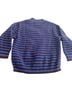 Wynken 100% Cotton Stripes Blue Burgundy Pullover Sweater Size 6 - photo 2