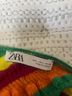 Zara Stripes Multi Color Casual Dress Size L - photo 4