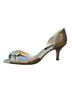 Nina Silver Heels Size 8 1/2 - photo 2