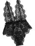 Shein Curve Floral Black Bodysuit Size 1X - photo 2