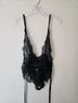 Shein Curve Floral Black Bodysuit Size 1X - photo 3