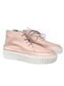 Charlotte Stone 100% Leather Pink Sneakers Size 10 - photo 3