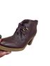 Coach 100% Leather Burgundy Ankle Boots Size 5 - photo 8