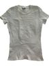 3.1 Phillip Lim 100% Polyamide White Short Sleeve Blouse Size L - photo 1