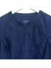 Athleta Solid Blue Short Sleeve Button-Down Shirt Size M - photo 3