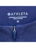 Athleta Solid Blue Short Sleeve Button-Down Shirt Size M - photo 5
