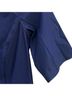 Athleta Solid Blue Short Sleeve Button-Down Shirt Size M - photo 9