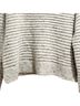 Madewell Stripes White Gray Pullover Sweater Size M - photo 3