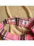 Area Plaid Pink Black Multi Color Bodysuit Size 2 - photo 3