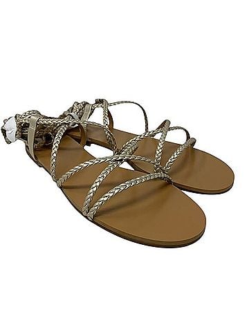 J.Crew Factory Store Braided Ankle Wrap Sandals Sandals (view 1)