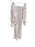 Sleeper 100% Linen Floral White Pink Casual Dress Size XS - photo 5