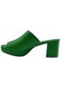 Charlotte Stone 100% Leather Green Heels Size 10 - photo 2