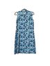 J. McLaughlin Print Blue Casual Dress Size L - photo 2