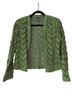 Natto 100% Leather Green Leather Jacket Size S - photo 1