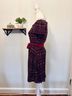 ModCloth 96% Polyester 4% Spandex 100% Polyester Print Red Black White Casual Dress Size S - photo 5