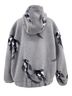 Taylor Swift 100% Polyester Animal Print Gray Purple White Jacket Size XL - photo 2