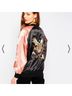 ASOS Floral Pink Black Jacket Size S - photo 4