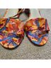 Free People Floral Multi Color Heels Size 9 - photo 6