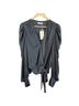 Ramy Brook 100% Polyester Solid Gray Long Sleeve Blouse Size L - photo 1