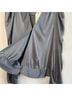 Ramy Brook 100% Polyester Solid Gray Long Sleeve Blouse Size L - photo 6