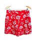 Joie Floral Red White Shorts Size 8 - photo 1