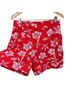 Joie Floral Red White Shorts Size 8 - photo 3