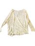 Free People Paisley Ivory Yellow Long Sleeve Blouse Size M - photo 2