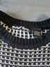 Planet Gold Checkered-gingham Black White Pullover Sweater Size L - photo 3