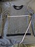 Planet Gold Checkered-gingham Black White Pullover Sweater Size L - photo 5