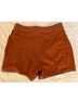 Amazon Essentials Solid Brown Faux Leather Shorts Size M - photo 6