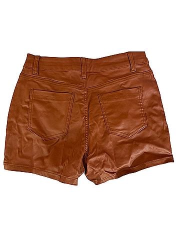 Amazon Essentials unbranded from Amazon Faux Leather Shorts (view 2)