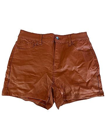 Amazon Essentials unbranded from Amazon Faux Leather Shorts (view 1)