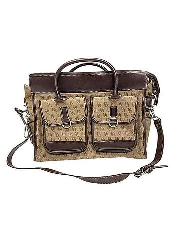 Dooney & Bourke Double Pocket Signature Monogram Convertible Tote Tote (view 1)
