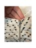 Self-Portrait 100% Polyester Polka Dots White Black Cocktail Dress Size 4 - photo 5