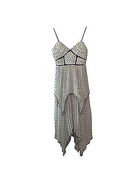 sachin and babi light blue dress Self-Portrait // Blue & Green Chiffon Dot Mini Dress – VSP Consignment main image 1