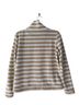 Dudley Stephens Stripes Tan White Long Sleeve T-Shirt Size M - photo 2