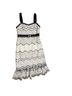 Foxiedox Solid Black White Cocktail Dress Size L - photo 3