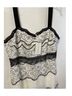Foxiedox Solid Black White Cocktail Dress Size L - photo 5