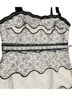 Foxiedox Solid Black White Cocktail Dress Size L - photo 10
