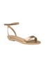 Pashion Solid Gold Sandals Size 7 1/2 - photo 1