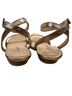 Pashion Solid Gold Sandals Size 7 1/2 - photo 2