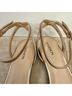 Pashion Solid Gold Sandals Size 7 1/2 - photo 3