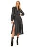 Maje 100% Polyester Polka Dots Black White Cocktail Dress Size 10 - photo 1